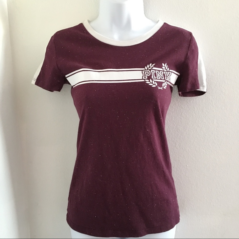 Victoria’s Secret PINK Crew Neck Tee SIZE XS